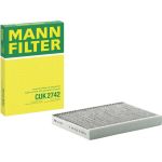 MANN-FILTER CUK 2742 Innenraumfilter, Aktivkohlefilter MANN-FILTER CUK 2742 Innenraumfilter, Aktivkohlefilter
