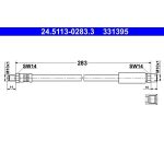 ATE 24.5113-0283.3 Bremsschlauch ATE 24.5113-0283.3 Bremsschlauch