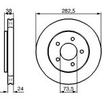 Bremsscheibe 0 986 478 983 Bremsscheibe 0 986 478 983