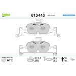 Valeo 610443 Bremsbelagsatz, Scheibenbremse E-PERFORMANCE Valeo 610443 Bremsbelagsatz, Scheibenbremse E-PERFORMANCE