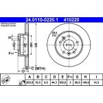 Bremsscheibe 24.0110-0220.1
