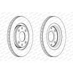 Ferodo DDF192C Bremsscheibe PREMIER Coat+ disc Ferodo DDF192C Bremsscheibe PREMIER Coat+ disc