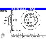 Bremsscheibe 24.0109-0130.1