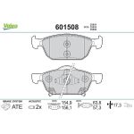 Valeo 601508 Bremsbelagsatz, Scheibenbremse