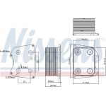 Nissens 90824 Ölkühler, Motoröl Nissens 90824 Ölkühler, Motoröl