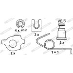 Ferodo FSB232 Bremsbackensatz PREMIER Ferodo FSB232 Bremsbackensatz PREMIER