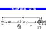 ATE 24.5281-0580.3 Bremsschlauch ATE 24.5281-0580.3 Bremsschlauch