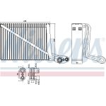 Verdampfer, Klimaanlage 92272 Verdampfer, Klimaanlage 92272