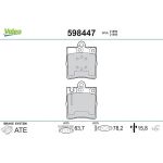 Valeo 598447 Bremsbelagsatz, Scheibenbremse Valeo 598447 Bremsbelagsatz, Scheibenbremse