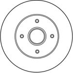 Bremsscheibe DF2706 Bremsscheibe DF2706