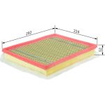 BOSCH F 026 400 012 Luftfilter BOSCH F 026 400 012 Luftfilter