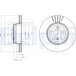 Delphi BG9064 Bremsscheibe