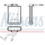 Wärmetauscher, Innenraumheizung 72045 Wärmetauscher, Innenraumheizung 72045