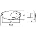 Seitenmarkierungsleuchte 2PS 964 295-001 Seitenmarkierungsleuchte 2PS 964 295-001