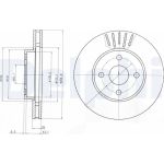 Delphi BG3781 Bremsscheibe Delphi BG3781 Bremsscheibe