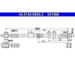 Bremsschlauch 24.5143-0553.3