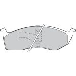 Valeo 598556 Bremsbelagsatz, Scheibenbremse Valeo 598556 Bremsbelagsatz, Scheibenbremse