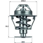 Thermostat, Kühlmittel TX 81 89D Thermostat, Kühlmittel TX 81 89D