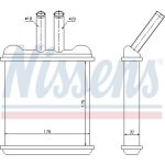 Wärmetauscher, Innenraumheizung 76502 Wärmetauscher, Innenraumheizung 76502