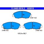 ATE 13.0460-5818.2 Bremsbelagsatz, Scheibenbremse ATE 13.0460-5818.2 Bremsbelagsatz, Scheibenbremse