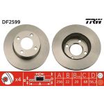 TRW DF2599 Bremsscheibe TRW DF2599 Bremsscheibe