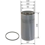 BOSCH F 026 402 138 Kraftstofffilter