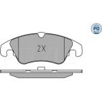 Meyle 025 247 4319/PD Bremsbelagsatz, Scheibenbremse MEYLE-PD: Advanced performance and design Meyle 025 247 4319/PD Bremsbelagsatz, Scheibenbremse MEYLE-PD: Advanced performance and design