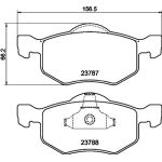 Bremsbelagsatz, Scheibenbremse 8DB 355 010-141 Bremsbelagsatz, Scheibenbremse 8DB 355 010-141