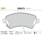 Valeo 598679 Bremsbelagsatz, Scheibenbremse