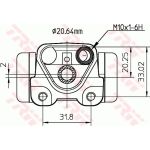 TRW BWF292 Radbremszylinder TRW BWF292 Radbremszylinder