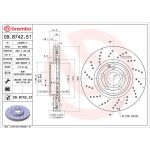 Bremsscheibe 09.B742.51 Bremsscheibe 09.B742.51