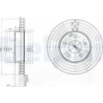 Delphi BG3755 Bremsscheibe Delphi BG3755 Bremsscheibe