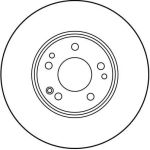 Bremsscheibe DF1598 Bremsscheibe DF1598