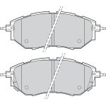 Bremsbelagsatz, Scheibenbremse 601580 Bremsbelagsatz, Scheibenbremse 601580