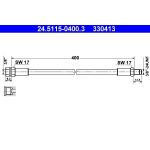 ATE 24.5115-0400.3 Bremsschlauch ATE 24.5115-0400.3 Bremsschlauch
