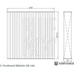 Filter, Innenraumluft ADBP250033 Filter, Innenraumluft ADBP250033