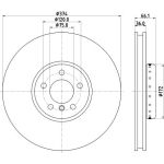 Bremsscheibe 8DD 355 120-701 Bremsscheibe 8DD 355 120-701