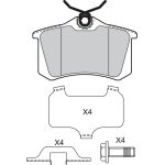Valeo 601474 Bremsbelagsatz, Scheibenbremse