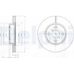 Delphi BG4116 Bremsscheibe Delphi BG4116 Bremsscheibe