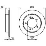 Bremsscheibe 0 986 478 539 Bremsscheibe 0 986 478 539