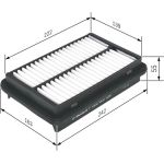 BOSCH F 026 400 090 Luftfilter BOSCH F 026 400 090 Luftfilter