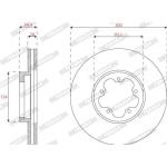 Bremsscheibe DDF2798 Bremsscheibe DDF2798