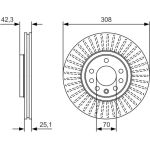 Bremsscheibe 0 986 479 W59 Bremsscheibe 0 986 479 W59