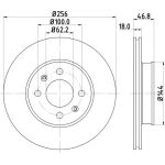 Bremsscheibe 8DD 355 116-561