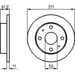 Bremsscheibe 0 986 479 119 Bremsscheibe 0 986 479 119
