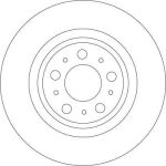 Bremsscheibe DF4338 Bremsscheibe DF4338