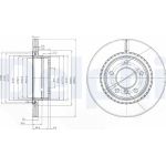 Delphi BG3901 Bremsscheibe Delphi BG3901 Bremsscheibe