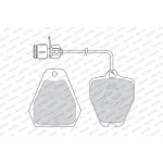 Ferodo FDB985 Bremsbelagsatz, Scheibenbremse PREMIER ECO FRICTION Ferodo FDB985 Bremsbelagsatz, Scheibenbremse PREMIER ECO FRICTION