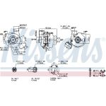 Nissens Turbolader 93245
