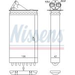 Wärmetauscher, Innenraumheizung 72655 Wärmetauscher, Innenraumheizung 72655